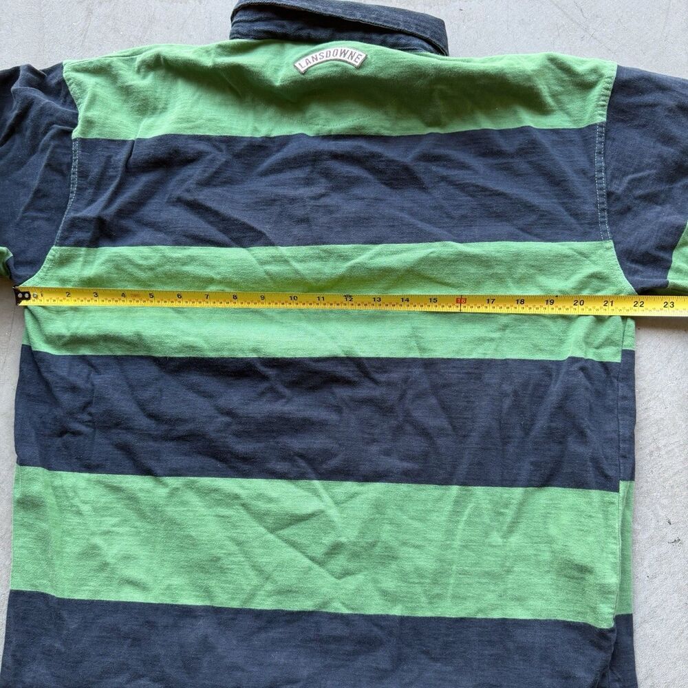Lansdowne Heritage Collection Polo Rugby Shirt Mens Large Ireland Logo Striped - Picture 6 of 8